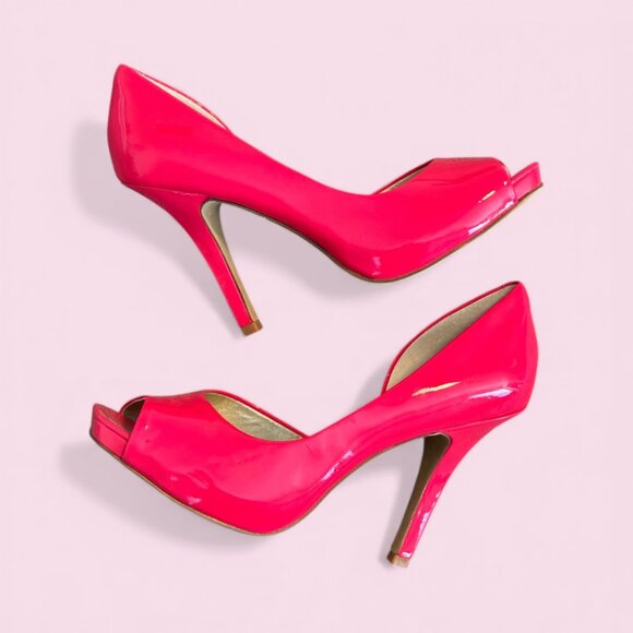 Jessica Simpson Fuchsia Heels  - Size 7.5 - Picture 1 of 4